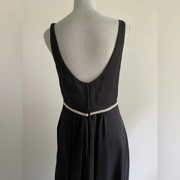 Jordan Classic Black Floor Length Dress Size 6